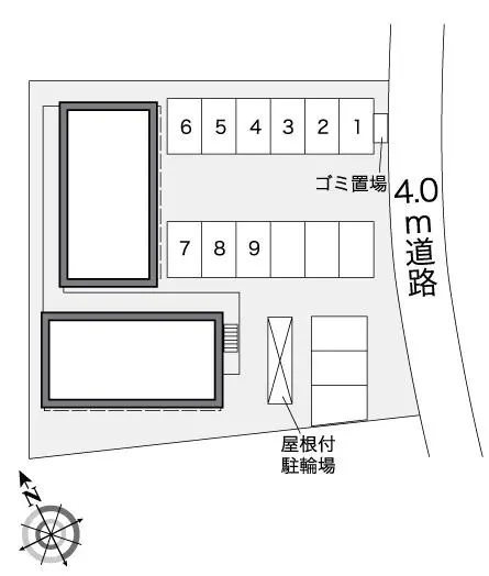 ★手数料０円★堺市中区陶器北　月極駐車場（LP）